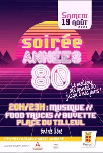 SOIRÉE ANNÉES 80
